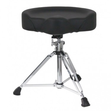 DTHS1 - Pro Drum Throne Saddle Shaped Double-Braced Legs