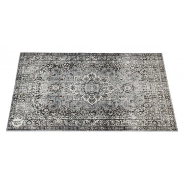 VP130-GRY - Vintage Persian Stage / Drum Mat 1.30 x 0.90m Anti-Slip - Grey