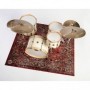 VP185-ORD - Vintage Persian Stage / Drum Mat 1.85 x 1.60m Anti-Slip - Original Red