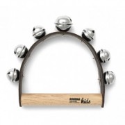 Leather Handle with 6 Bells - Medium Pitch - 1+
