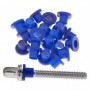 TRW50BLU - Nylon tension rod washers - Blue (x50)