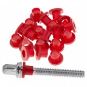 TRW100R - Rondelles nylon pour tirants - Rouge (x100)