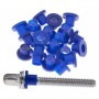 TRW100BLU - Rondelles nylon pour tirants - Bleu (x100)