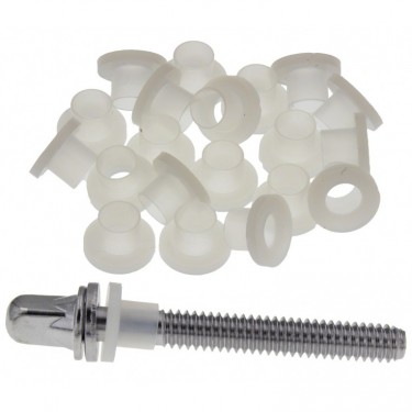 TRW20W - Nylon tension rod washers - White (x20)