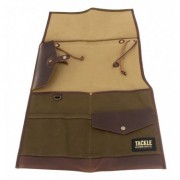 Waxed Canvas Bi-Fold Stick Case - Forest Green