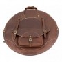 22" Backpack Leather Cymbal Case - Brown