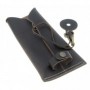 Leather hi-hat hook stick holder - brown