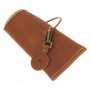 Leather hat hook stick holder - Saddle Tan