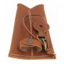 Leather hat hook stick holder - Saddle Tan