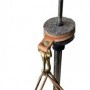 Leather hat hook stick holder - Saddle Tan