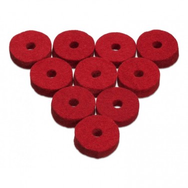 AWFR - Pack Cymbal Red Felts (x10)