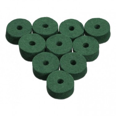 AWFGRN - Pack Cymbal Green Felts (x10)