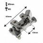 STO8 - Déclencheur "Picollo" Timbre Caisse Claire 19mm