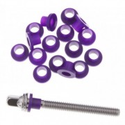 TRW50P - Rondelles nylon pour tirants - Violet (x50)