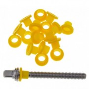 TRW50Y - Rondelles nylon pour tirants - Jaune (x50)