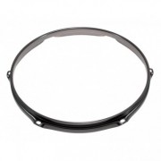 H23-10-6BK - 10" 6 Holes Black 2.3mm Super Triple Flange Drum Hoop