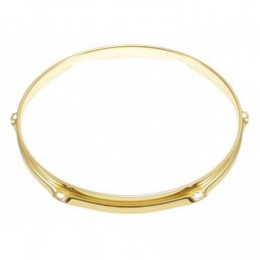 H23-10-6BR - 10" 6 Holes Brass 2.3mm Super Triple Flange Drum Hoop