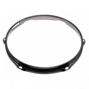 H23-10-6S-BK - 10" 6 Holes Snare Side Black 2.3mm Super Triple Flange Drum Hoop