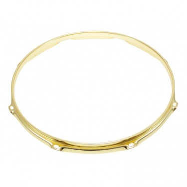 H23-12-8BR - 12" 8 Holes Brass 2.3mm Super Triple Flange Drum Hoop