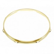 H23-12-8SBR - 12" 8 Holes Snare Side Brass 2.3mm Super Triple Flange Drum Hoop