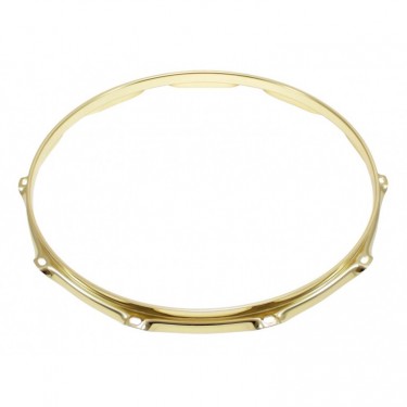 H23-14-10BR - 14" 10 Holes Brass 2.3mm Super Triple Flange Drum Hoop