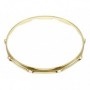 H23-14-10BR - 14" 10 Holes Brass 2.3mm Super Triple Flange Drum Hoop