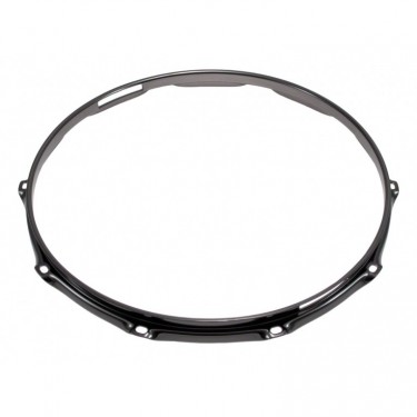 H23-14-10SBK - 14" 10 Holes Snare Side Black 2.3mm Super Triple Flange Drum Hoop