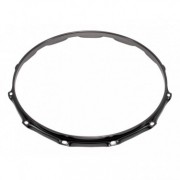 H23-14-12BK - 14" 12 Holes Black 2.3mm Super Triple Flange Drum Hoop