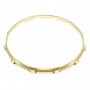 H23-14-12BR - 14" 12 Holes Brass 2.3mm Super Triple Flange Drum Hoop