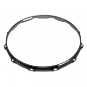 H23-14-12SBK - 14" 12 Holes Snare Side Black 2.3mm Super Triple Flange Drum Hoop