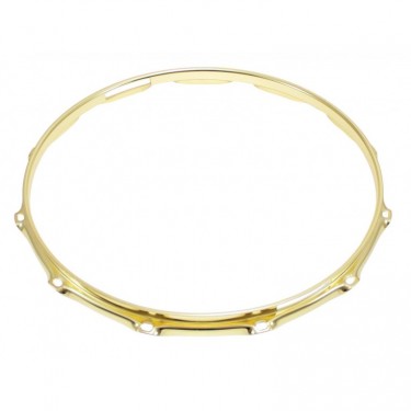 H23-14-12SBR - 14" 12 Holes Snare Side Brass 2.3mm Super Triple Flange Drum Hoop