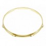 H23-14-8SBR - 14" 8 Holes Snare Side Brass 2.3mm Super Triple Flange Drum Hoop