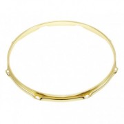 H23-16-8BR - 16" 8 Holes Brass 2.3mm Super Triple Flange Drum Hoop