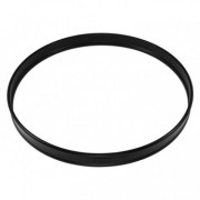 HBS-16BL - 16" Black Steel Bass Drum Hoop