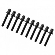 TRC-30W-BK - 30mm Tension Rod Black with washer - 7/32" Thread (x10)