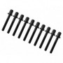 TRC-35W-BK - 35mm Tension Rod Black with washer - 7/32" Thread (x10)