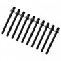 TRC-52W-BK - 52mm Tension Rod Black with washer - 7/32" Thread (x10)