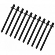 TRC-65W-BK - 65mm Tension Rod Black with washer - 7/32" Thread (x10)