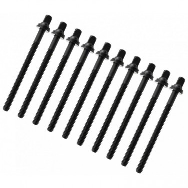 TRC-65W-BK - 65mm Tension Rod Black with washer - 7/32" Thread (x10)