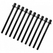 TRC-75W-BK - 75mm Tension Rod Black with washer - 7/32" Thread (x10)