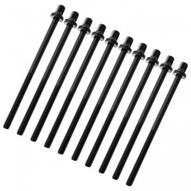 TRC-90W-BK - Vite Tirante Nero 90mm con Rondella - Filettatura 7/32" (x10)