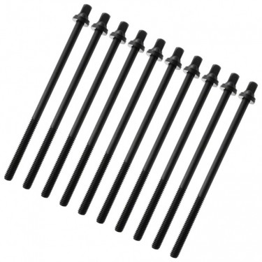 TRC-102W-BK - 102mm Tension Rod Black with washer - 7/32" Thread (x10)