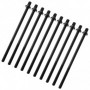 TRC-102W-BK - 102mm Tension Rod Black with washer - 7/32" Thread (x10)