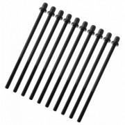 TRC-110W-BK - 110mm Tension Rod Black with washer - 7/32" Thread (x10)