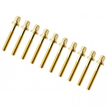 TRC-35W-BR - 35mm Tension Rod Brass with washer - 7/32" Thread (x10)