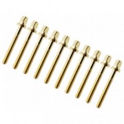 TRC-42W-BR - 42mm Tension Rod Brass with washer - 7/32" Thread (x10)