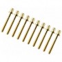 TRC-42W-BR - 42mm Tension Rod Brass with washer - 7/32" Thread (x10)