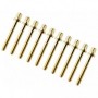 TRC-42W-BR - 42mm Tension Rod Brass with washer - 7/32" Thread (x10)