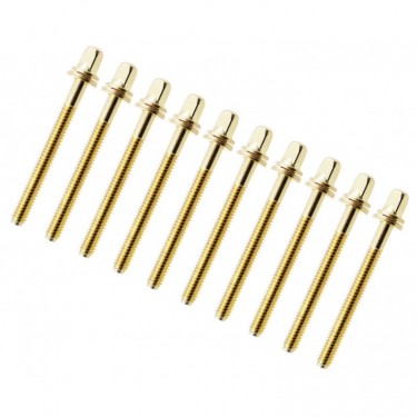 TRC-52W-BR - 52mm Tension Rod Brass with washer - 7/32" Thread (x10)