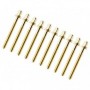 TRC-52W-BR - 52mm Tension Rod Brass with washer - 7/32" Thread (x10)